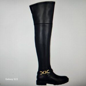 Guess "Jellio" Black Over the Knee boots. NIB. Size 5